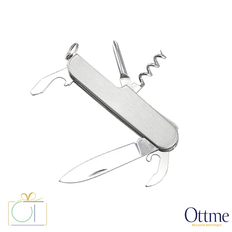 Cortaplumas 5en1 Acero Inoxidable Personalizable