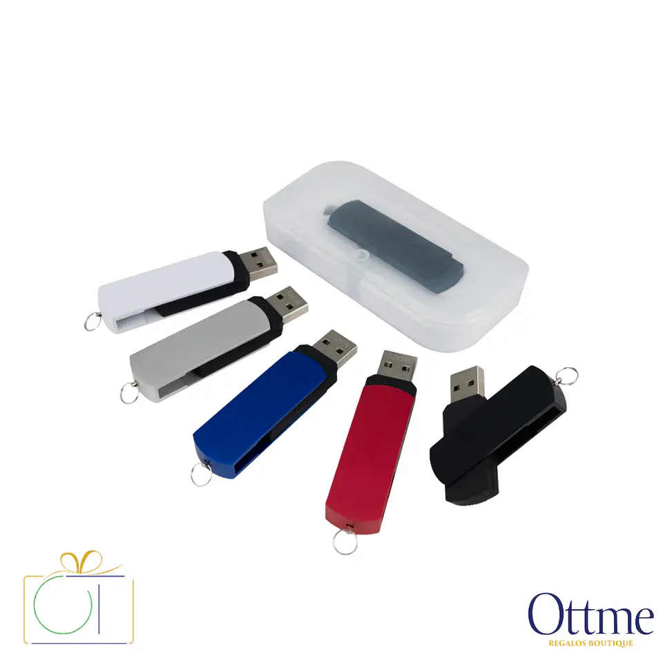 USB Pendrive Giro 32GB Silicona y Metal Personalizable 1