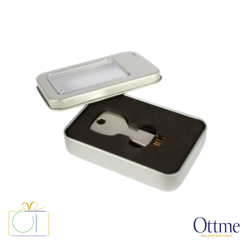 USB Pendrive 64GB Forma de Llave Metálica Personalizable 3