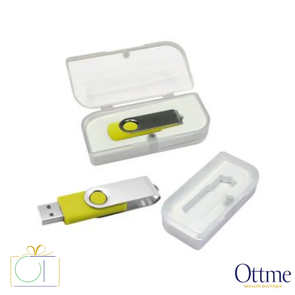 USB Pendrive 16GB Carcasa Metálica Giro Personalizable 5