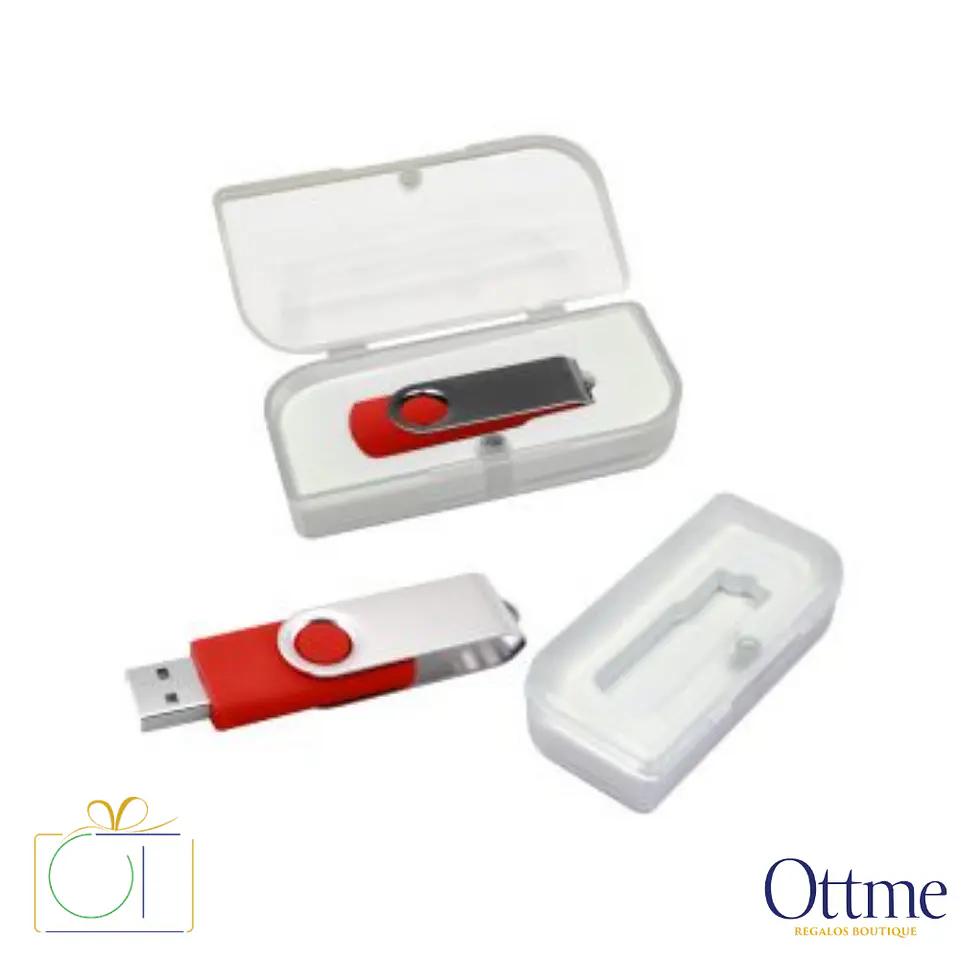 USB Pendrive 16GB Carcasa Metálica Giro Personalizable 9