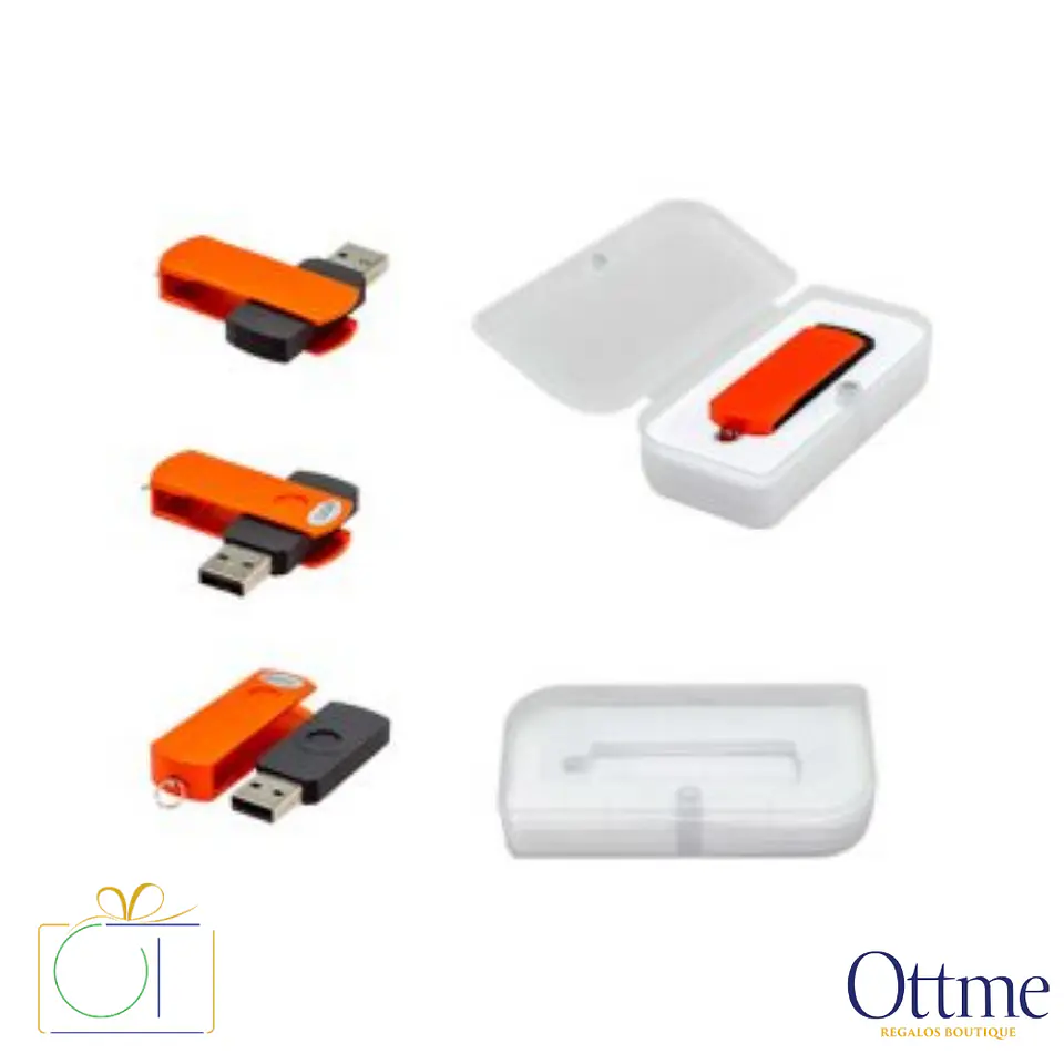 USB Pendrive Giro 32GB Silicona Negro Metalizado Personalizable 3