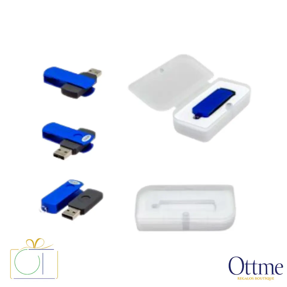 USB Pendrive Giro 32GB Silicona Negro Metalizado Personalizable 5