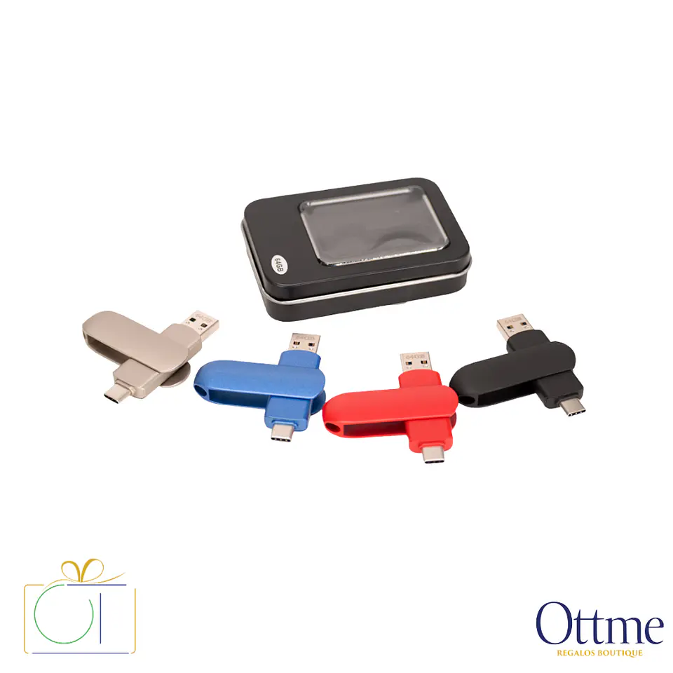 Pendrive Giro OTG USB 3.0 Type-C 64GB Personalizable 1