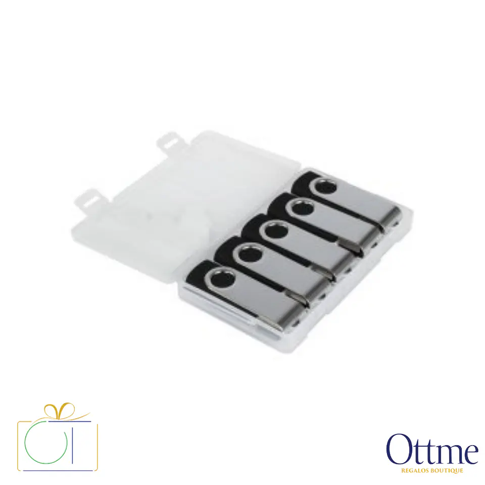 Set 5 USB Pendrive 64GB Bicolor Personalizable 3