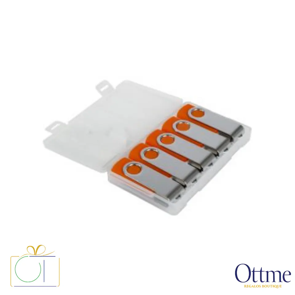 Set 5 USB Pendrive 64GB Bicolor Personalizable 4