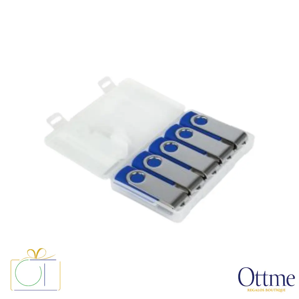Set 5 USB Pendrive 64GB Bicolor Personalizable 5