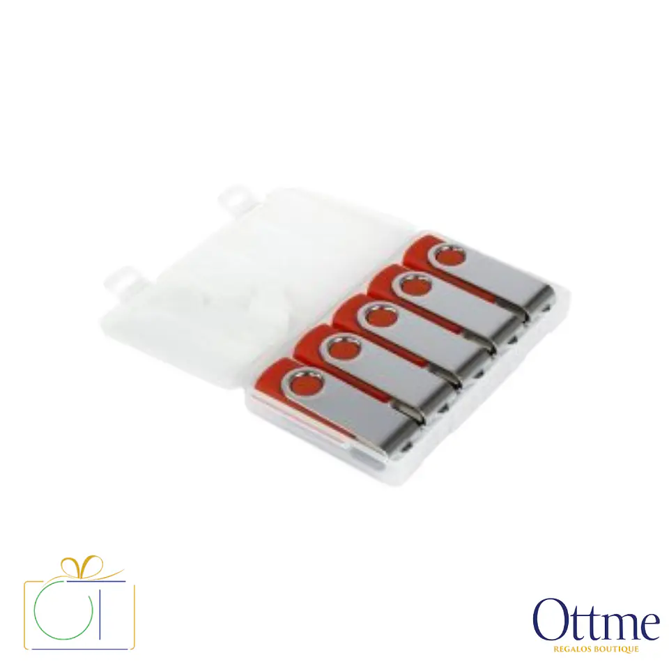 Set 5 USB Pendrive 64GB Bicolor Personalizable 6