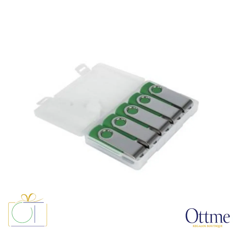 Set 5 USB Pendrive 64GB Bicolor Personalizable 7