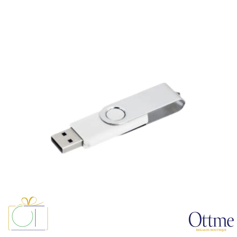 USB Pendrive 32GB Carcasa Metálica Giro Personalizable 2