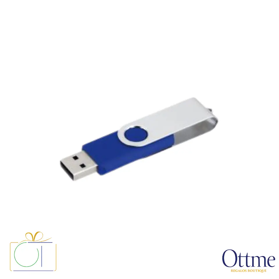 USB Pendrive 32GB Carcasa Metálica Giro Personalizable 3