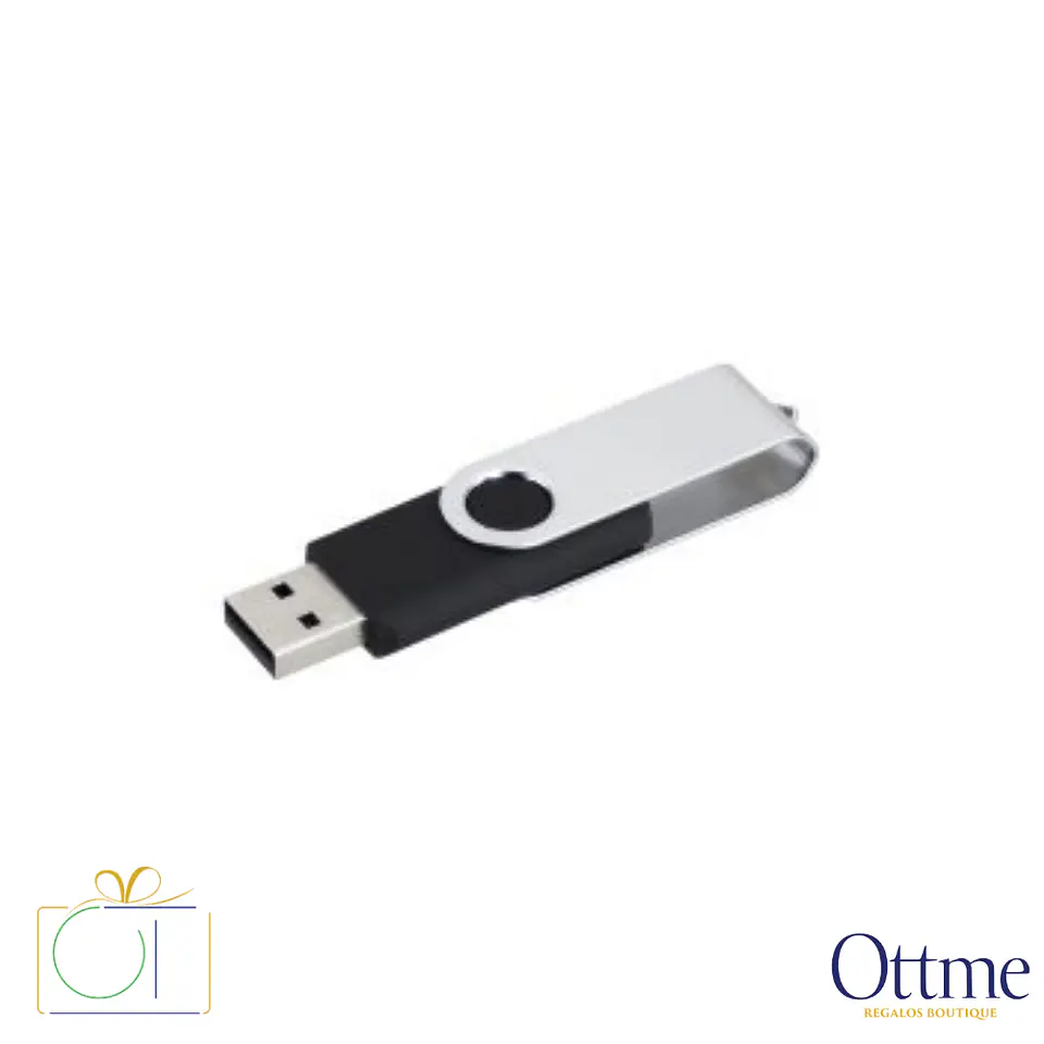 USB Pendrive 32GB Carcasa Metálica Giro Personalizable 4
