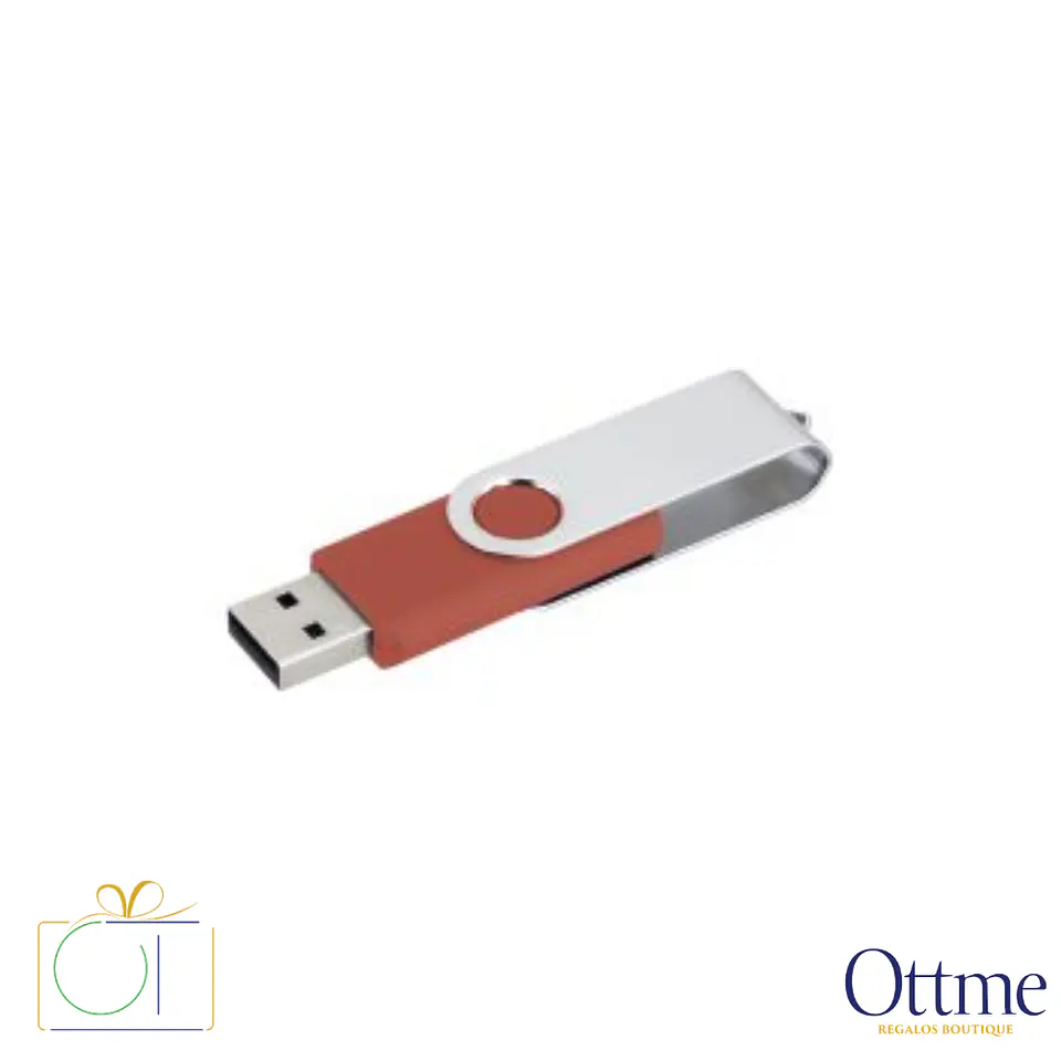 USB Pendrive 32GB Carcasa Metálica Giro Personalizable 5