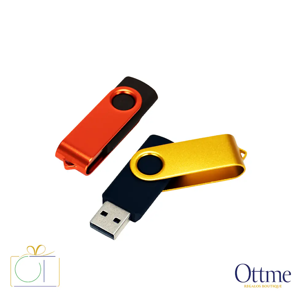 USB Pendrive Giro 64GB Dorado/Cobre Personalizable 1