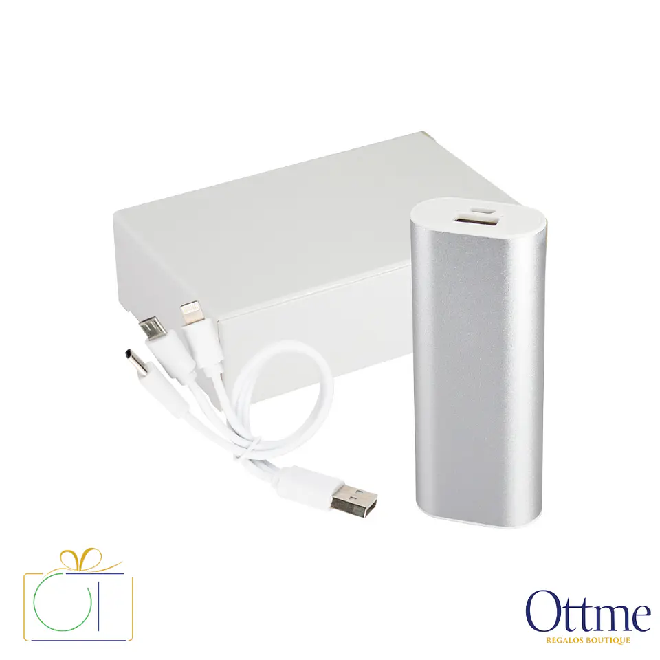 Cargador Power Bank Metálico 5200mAh Personalizable 3