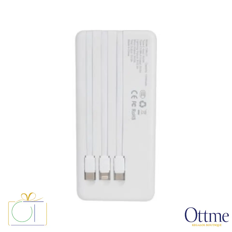Deluxe Power Bank 10.000mAh con Pantalla LED Personalizable 4