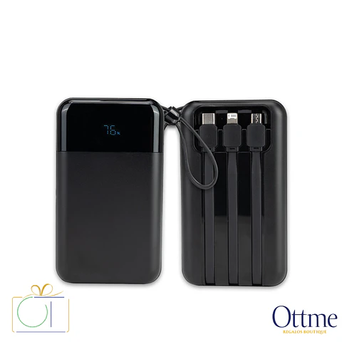 Deluxe Power Bank 20.000mAh con Pantalla LED Personalizable