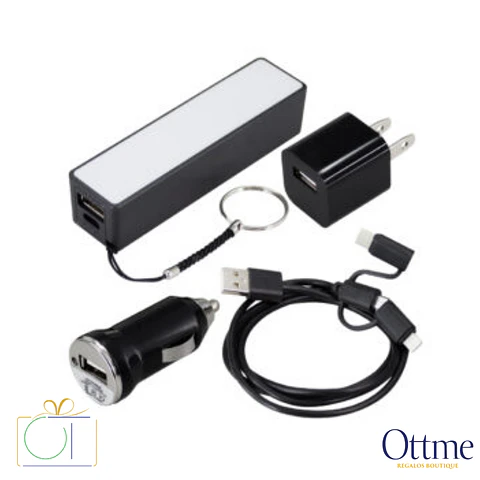 Kit de Conexión para Automóvil con Power Bank Personalizable