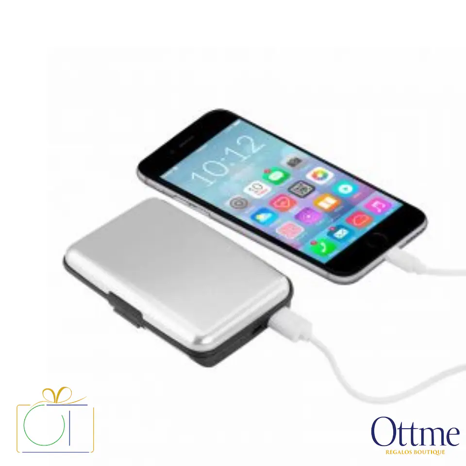 Porta-Tarjetas RFID con Power Bank 2500mAh Personalizable 2