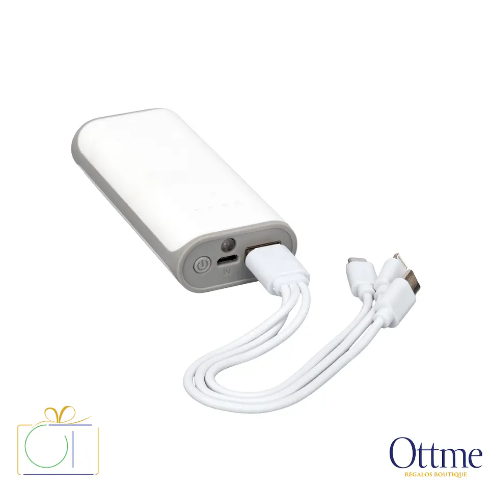 Cargador Power Bank 5200mAh Multi-Cable Personalizable 1