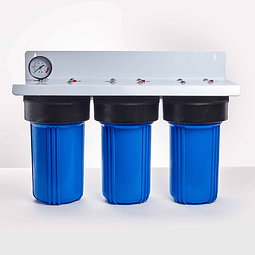 Super Filtro de Agua Triple Filtración para Aguas Duras 10″ x 4.5″
