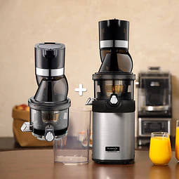 Kuvings Chef CS600 + Top Set - Extractor de jugos Prensado en frío uso Comercial