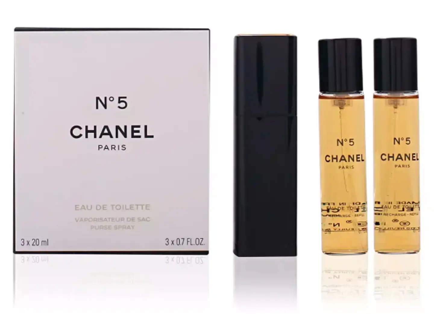 Chanel, Nº 5 eau de toilette vaporizador de bolsa 3 x 20 ml 2