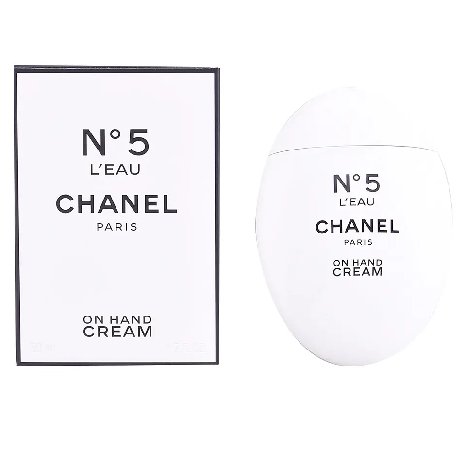 Chanel Nº 5 L'EAU on hand cream, creme de mãos 1
