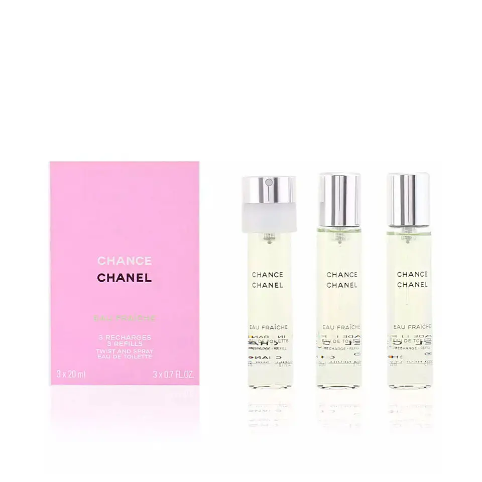 Chanel, CHANCE EAU FRAICHE eau de toilette vaporizador 3 recargas  1
