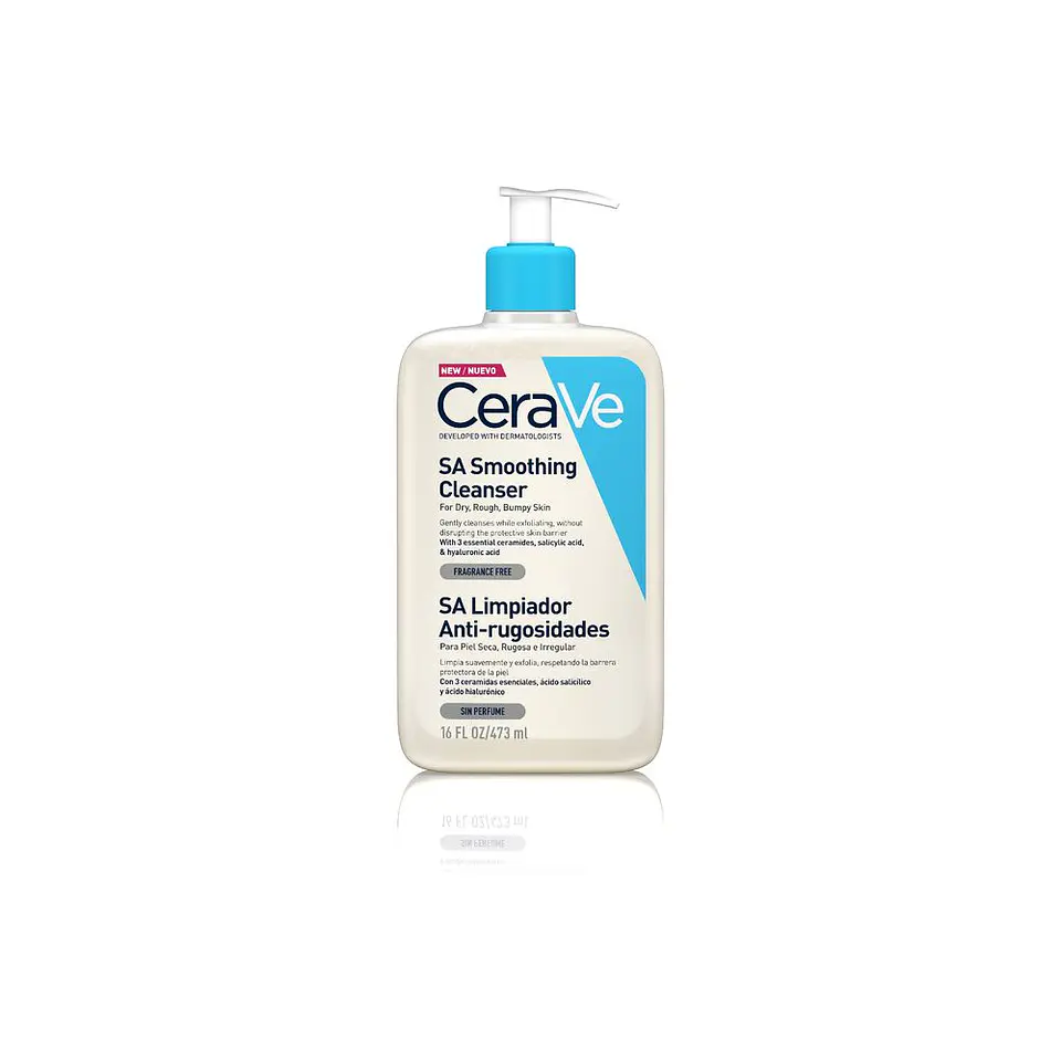 CeraVe, SA SMOOTHING CLEANSER para pele seca, áspera e com textura irregular 2