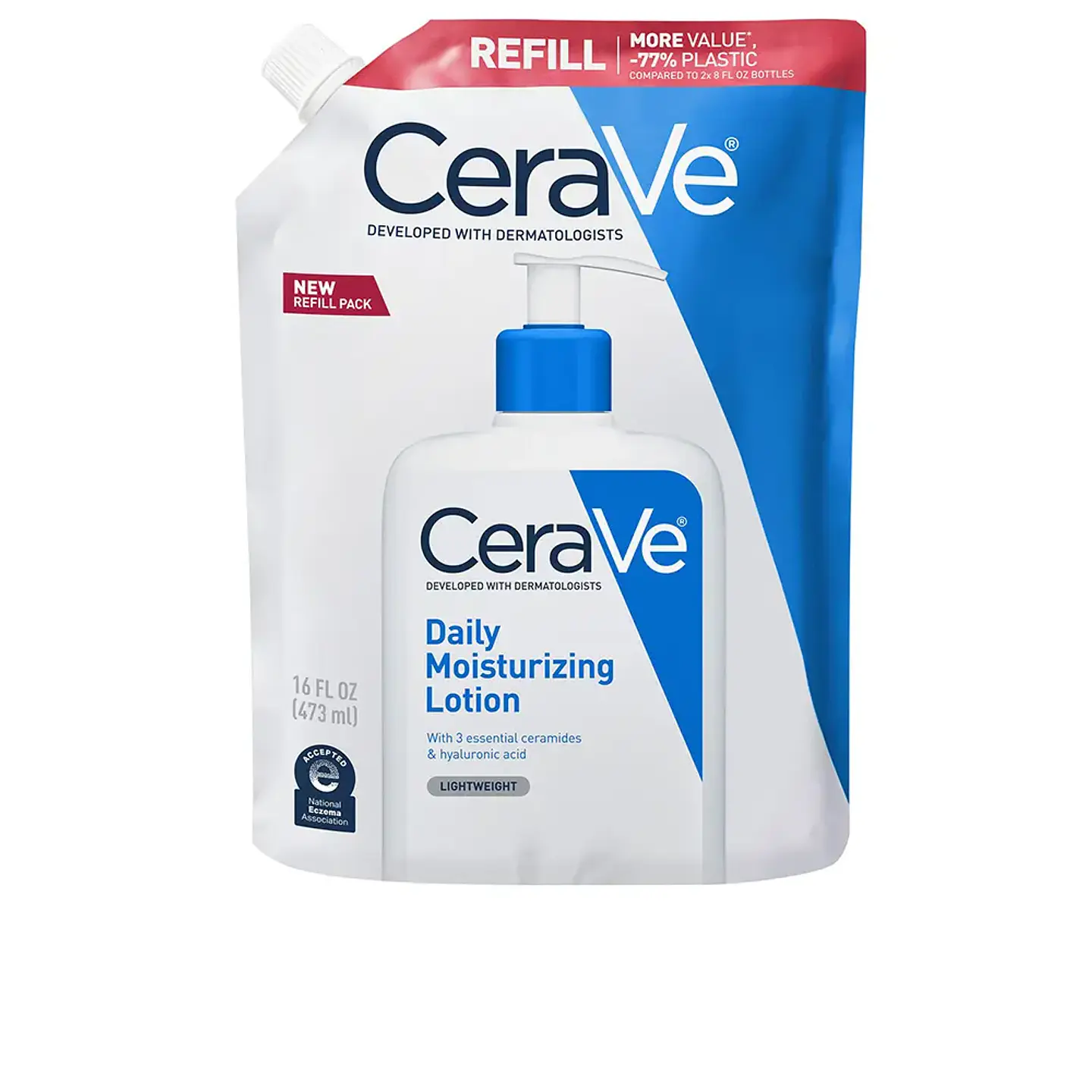 CeraVe Loção hidratante para pele seca e muito seca para o rosto e corpo 2