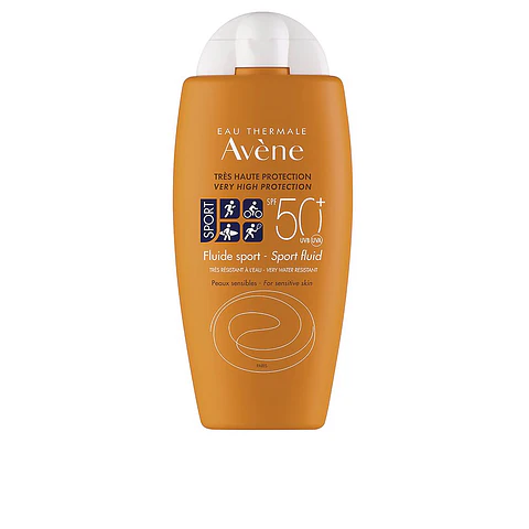 Avène, Creme solar alta proteção, fluido esportivo FPS50+ 