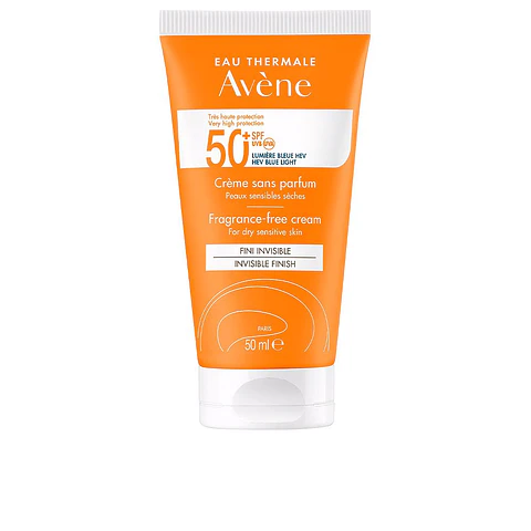 Avène, Creme solar alta proteção, creme sem perfume FPS 50+ 
