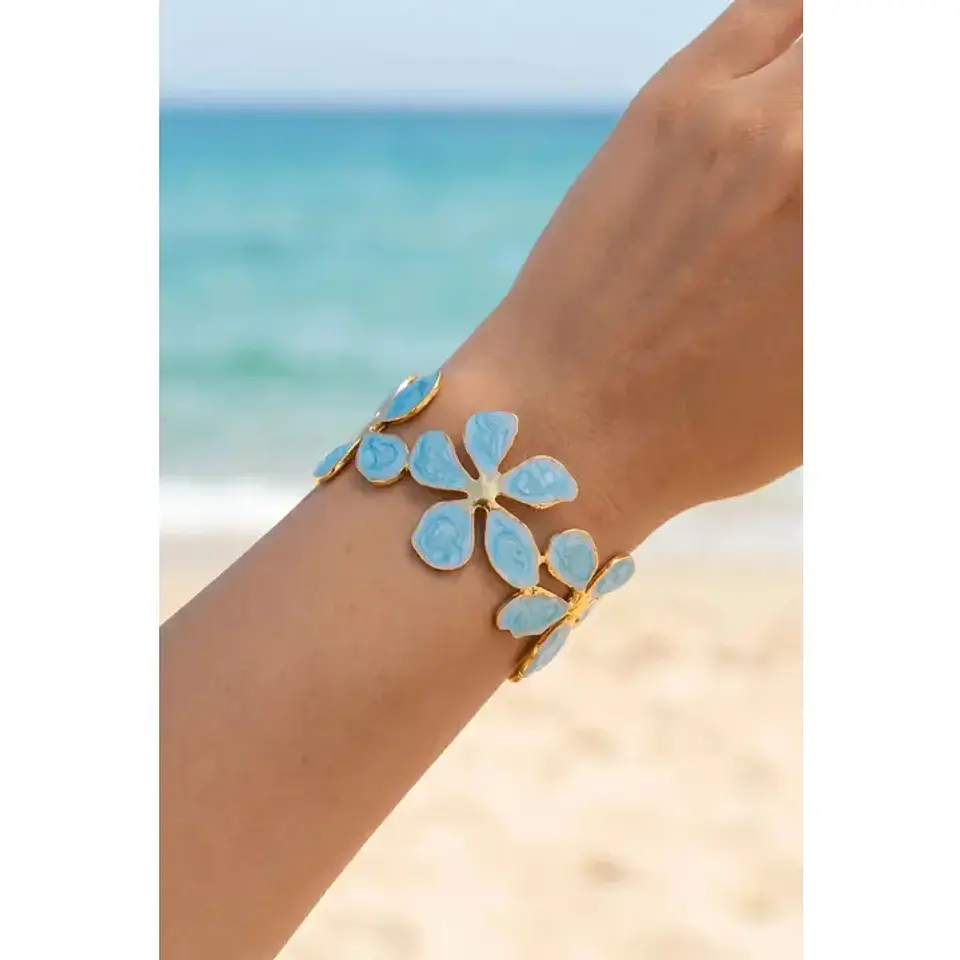 Pulseira rígida em aço inoxidável 2