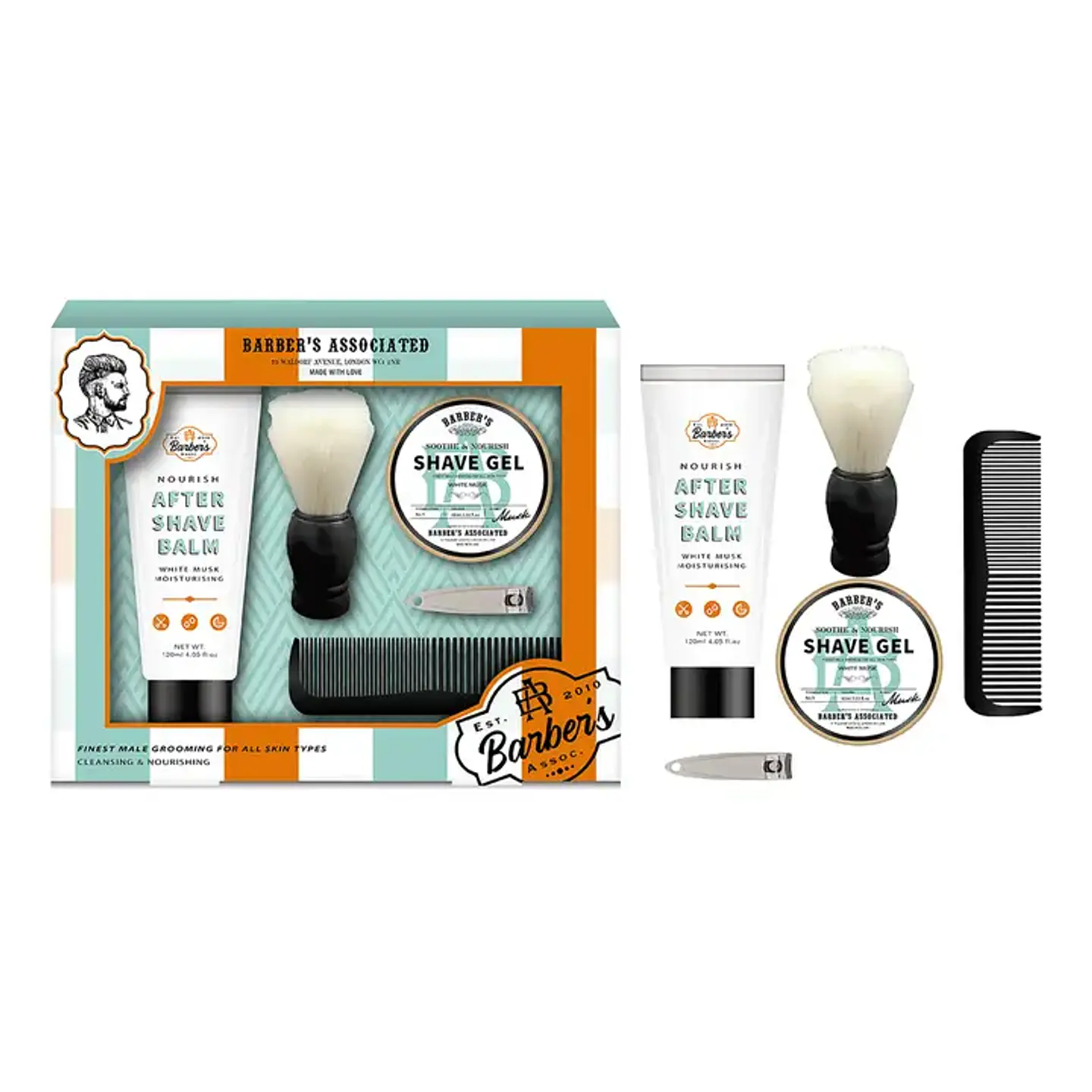 Kit de Barbeiro para Cuidados Pessoais 2