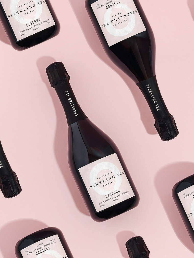 Copenhagen Sparkling Tea Lyserød 2