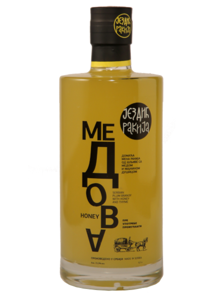 Jezdić Rakija (Honey Fruit Brandy) 1