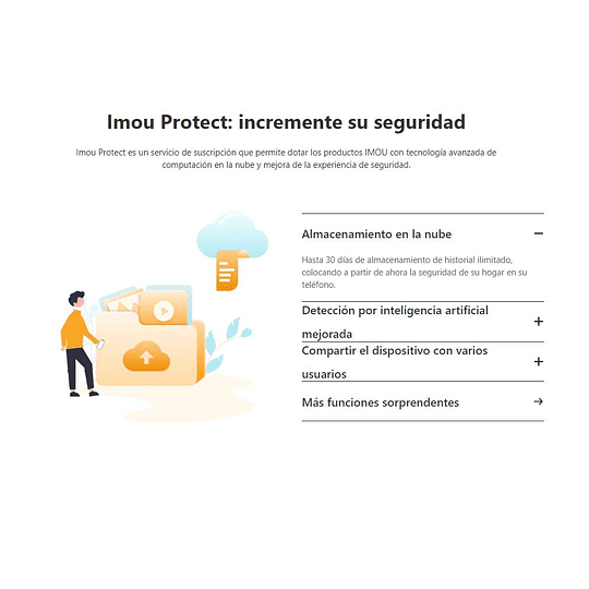 Cámara Seguridad Wifi Imou Cue 2c Hd 2mp Visión Nocturna 1080p - H265 – Zoom digital 8x – Audio - Interior