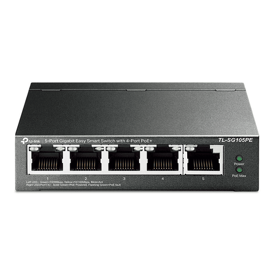 Switch Tp Link Tl-sg105pe De 5 Puertos 4 Poe