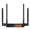 Router TP-link, Archer C6, Wifi - Doble banda - AC 1200 Full Gigabit Mu-mimo Negro 100V/240V