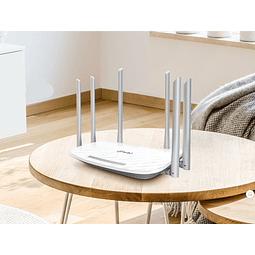 Router Tp Link Archer C86 Wifi 6 Doble Banda 5hz 2,4hz Ac1900Tecnología Mimo 3x3 Blanco