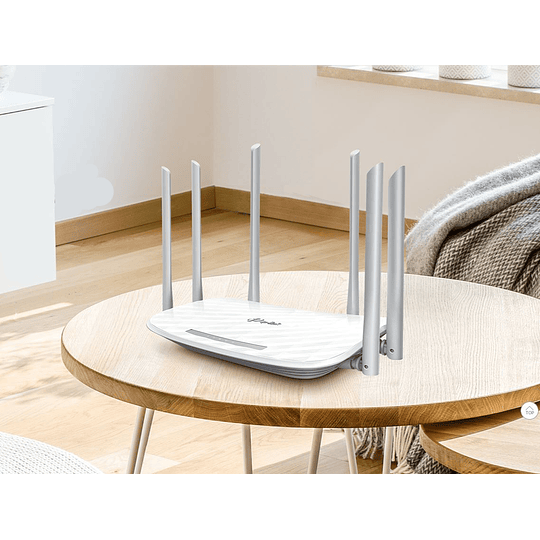 Router Tp Link Archer C86 Wifi 6 Doble Banda 5hz 2,4hz Ac1900Tecnología Mimo 3x3 Blanco