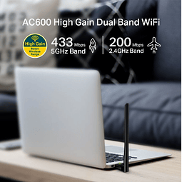 Antena Ac600 Tp Link Archer T2u Plus Wireless Dual Band Usb Hi Gain