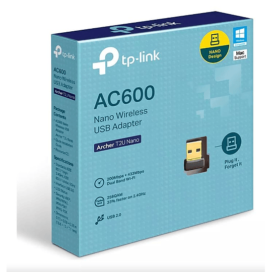 Antena Archer T2U NANO receptor wifi usb dual band TP-Link 