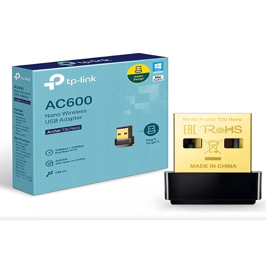 Antena Archer T2U NANO receptor wifi usb dual band TP-Link 