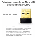 Antena Archer T2U NANO receptor wifi usb dual band TP-Link 
