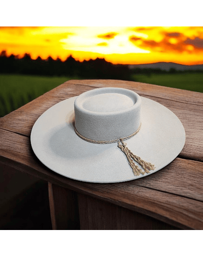 Sombrero Huaso Imperial bone | 6X de Lujo