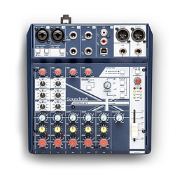 CONSOLA CONS INTERFAZ USB SOUNDCRAFT NOTEPAD 8FX