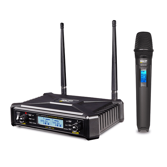 MICROFONO INALAMBRICO SKP UHF-700 PRO