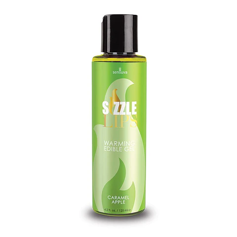 Sizzle Lips Gel Cálido Comestible Manzana Confitada